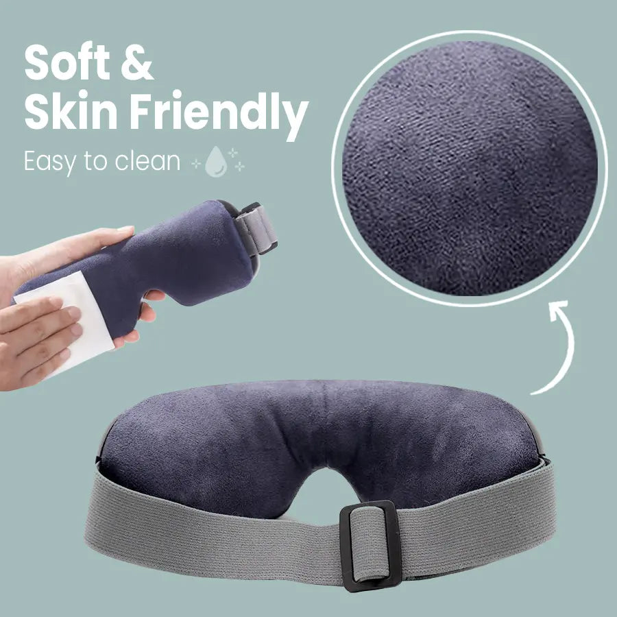 Soft and skin-friendly eye massager cover, breathable fabric, easy to clean for daily hygiene and comfort.
